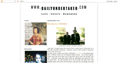 Desktop Screenshot of dailyundertaker.com