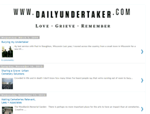 Tablet Screenshot of dailyundertaker.com